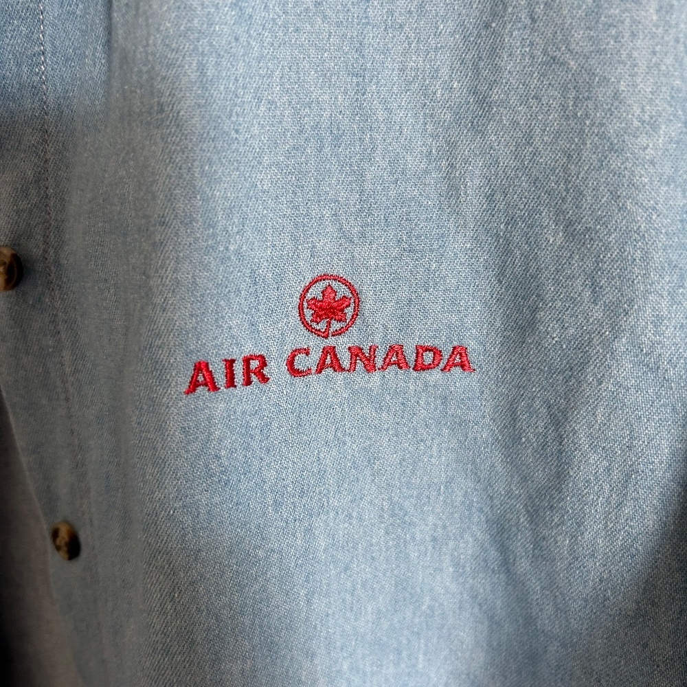 Air Canada Logo Denim Shirt